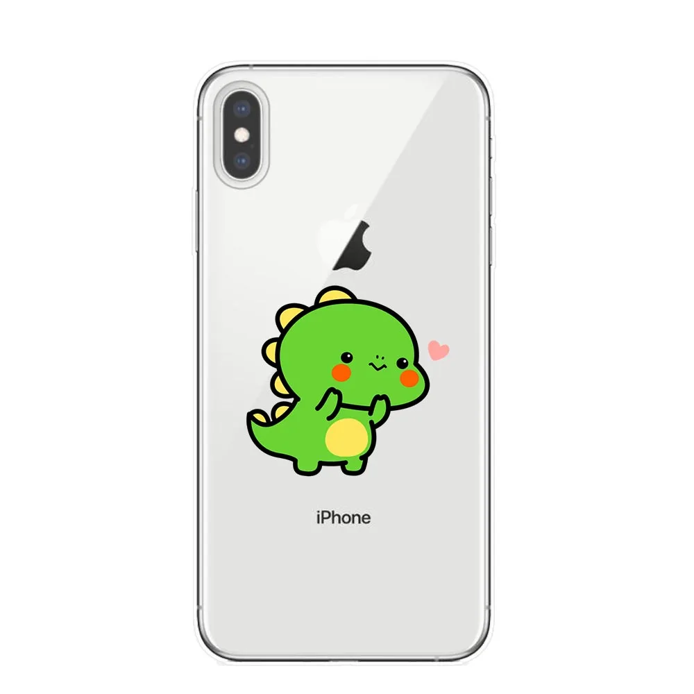 Забавный чехол для телефона Pizza Best Friends iPhone 11 Pro X XS MAX XR 7 8 6 6s Plus 5S SE милый динозавр