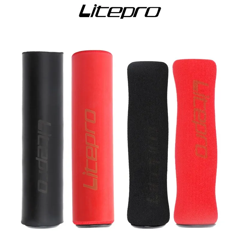 

Litepro Bicycle 22.2MM Handlebar Grips Mountain Bike Handle Bar Sponge Silica Gel Cycling Handle Grip Lockable Anti-skid 2.2cm