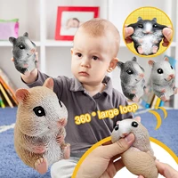 creative cute pet decompression toy cute little hamster vents pressure to relieve pressure pinch music antistress fidget toys