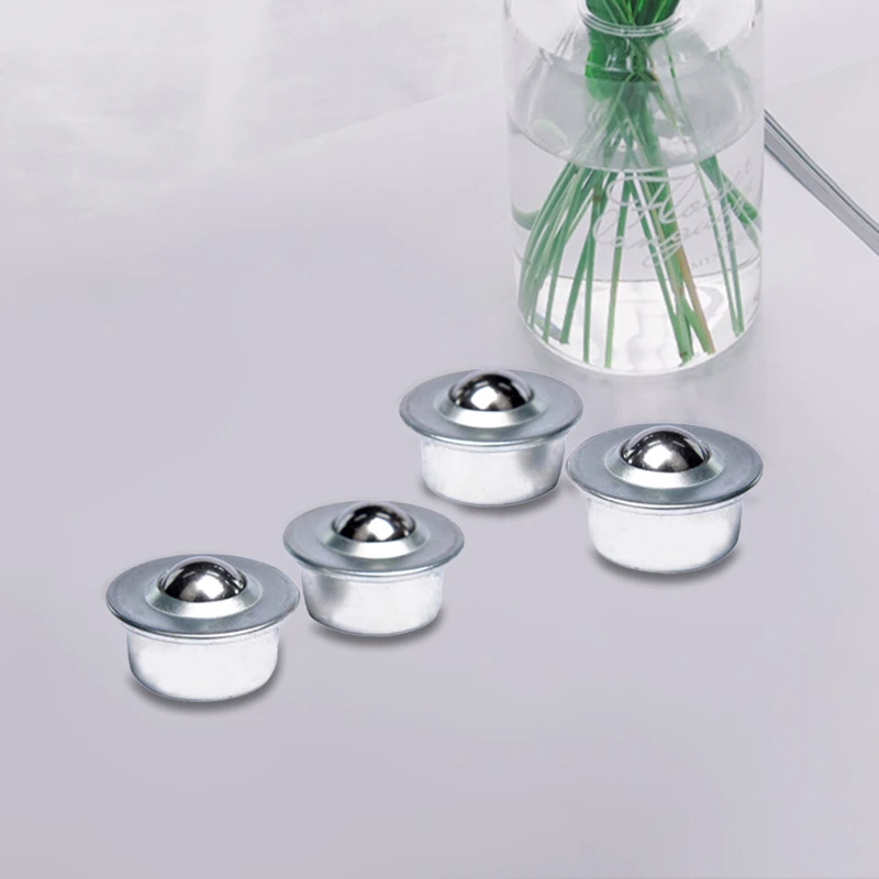 

1pcs Ball Transfer Units Metal Iron Steel Universal Bearing Wheel Transmission Universal Roller Ball Casters Furniture Supplies