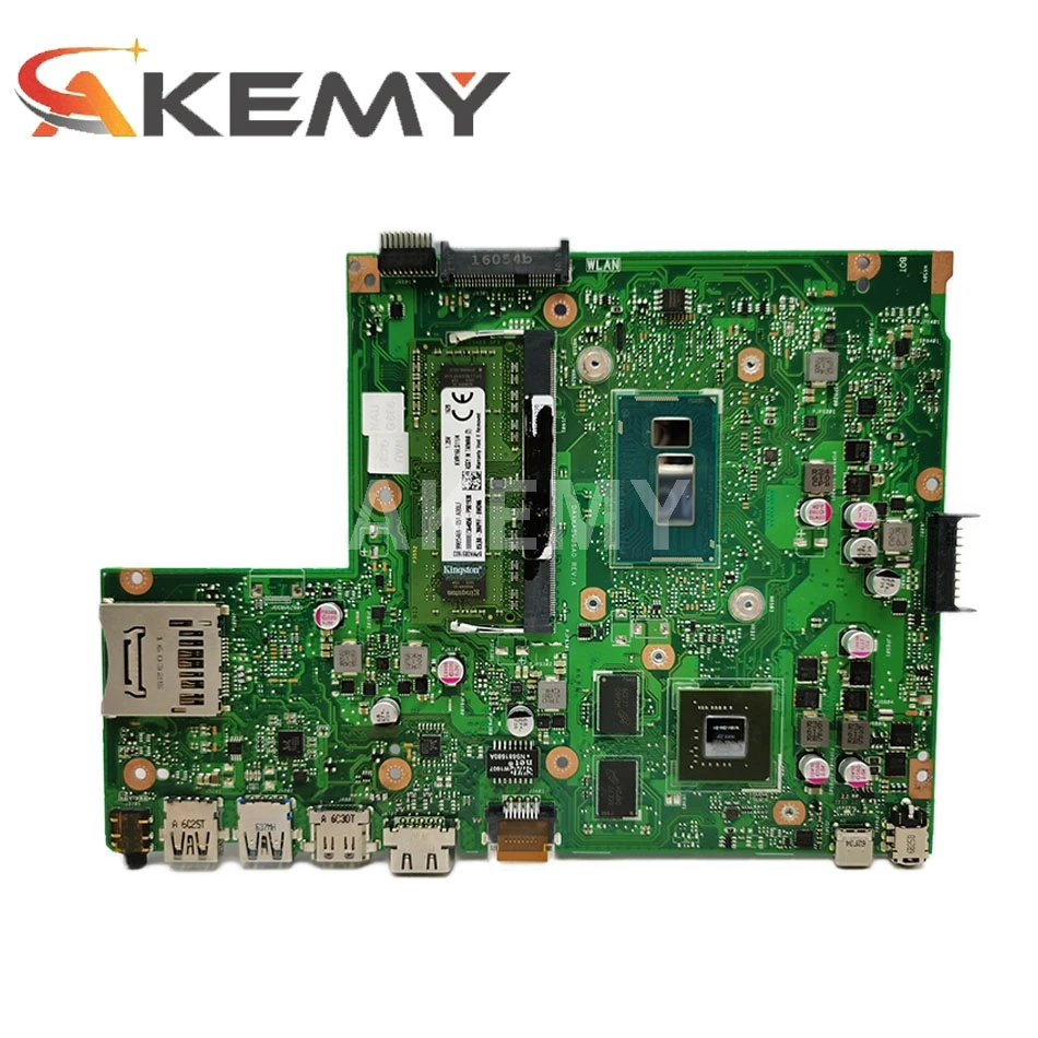 akemy laptop motherboard x540up x540u a540u r504u mainboard w i3 5005u 8gb ram ddr3 gt920m gpu free hdd board free global shipping