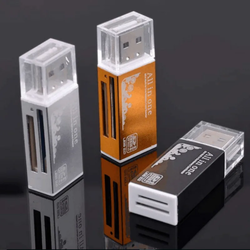 Кардридер 4 в 1 алюминиевый корпус кардридер usb 2 0 все одном высокоскоростной