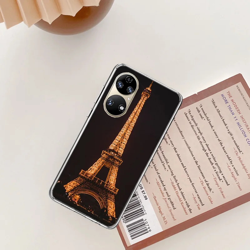 Чехол с Эйфелевой башней для Huawei P50 Pro P40 P30 Lite P20 P10 Mate 40 30 20 10 |