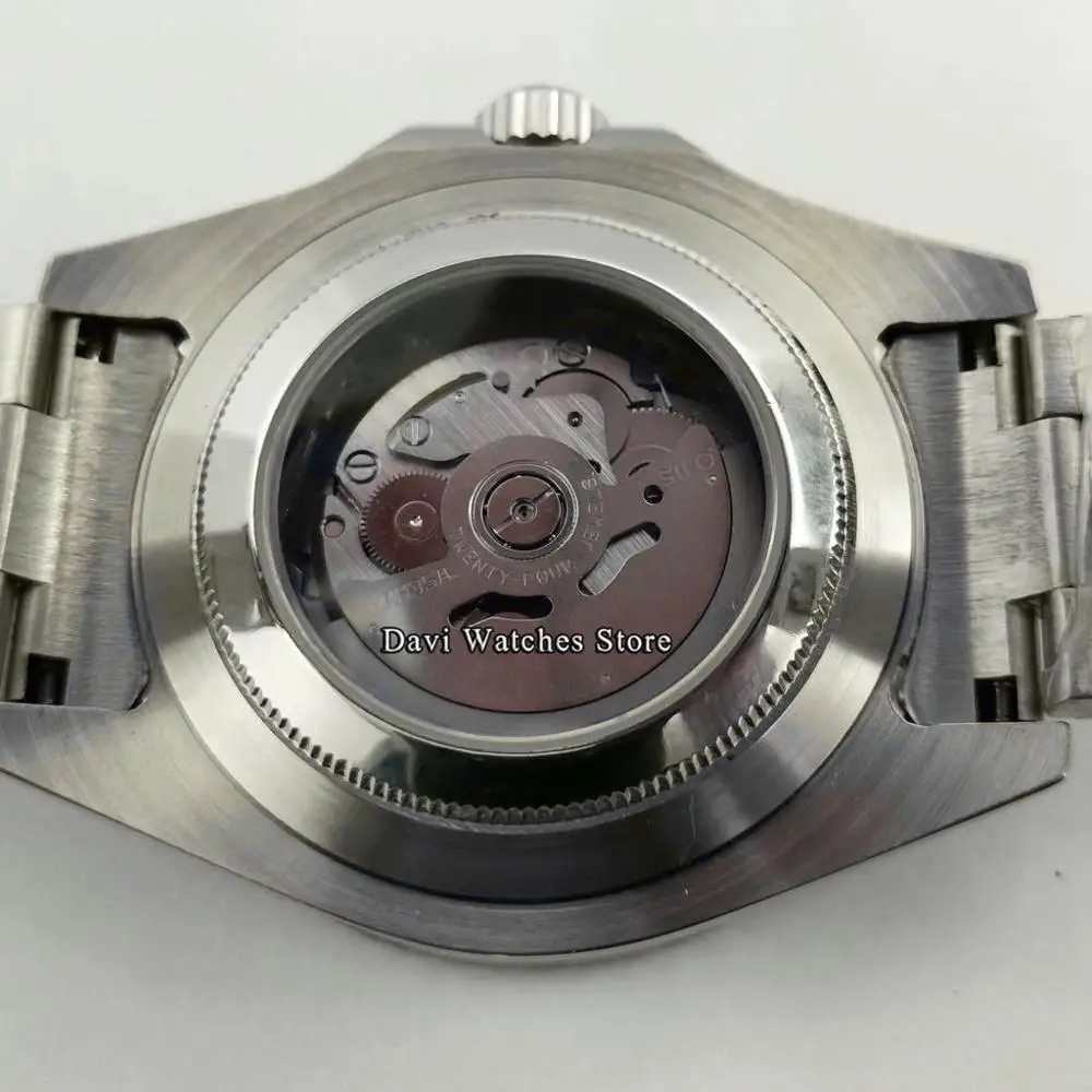 

New Bliger/Sterile Men's Clock Stainless Steel Top Brand Luxury Watch 24 Jewels Japan NH35 Automatic Watch Men Relogio Masculino
