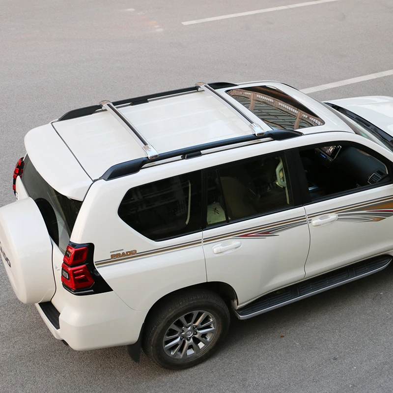 Багажник на крышу из алюминиевого сплава поперечная рейка для Toyota Land Cruiser 200 Prado 150