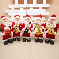 christmas decorations electric santa claus 30cm electric doll childrens gifts suitable for all kinds of christmas parties