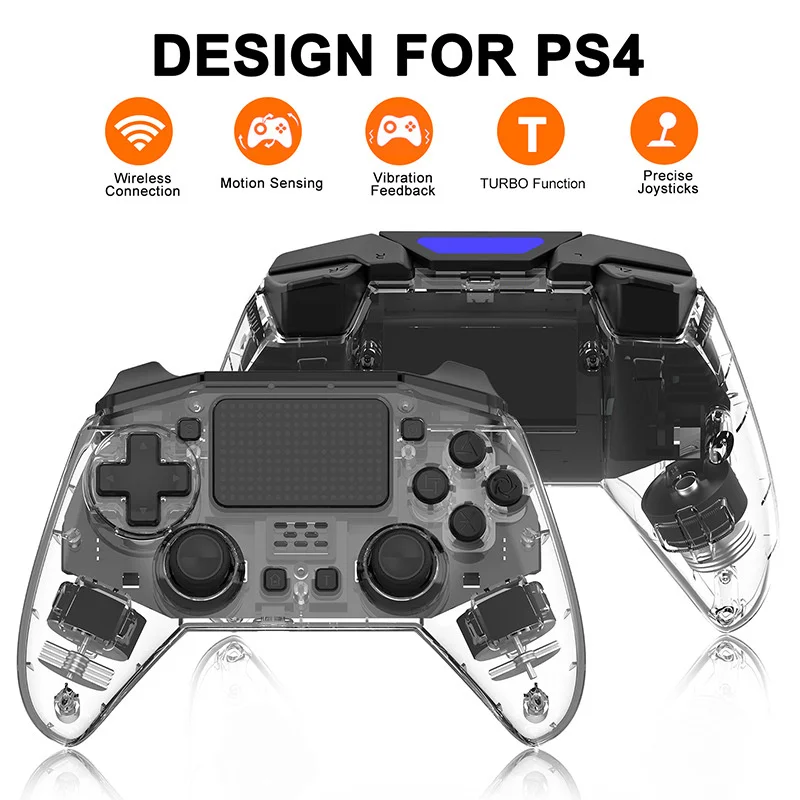 

Беспроводной Bluetooth-контроллер для игровой консоли Sony Playstation 4, беспроводной джойстик, геймпад для PS4/телефона Android/компьютера