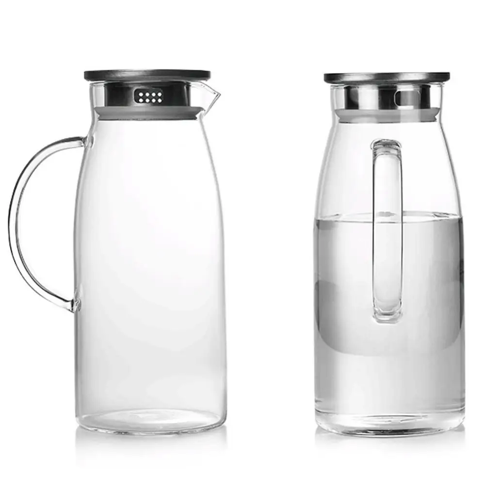 80% горячая Распродажа 1300/1500/2000ml прозрачный Стекло Кувшин Горячая/холодной воды