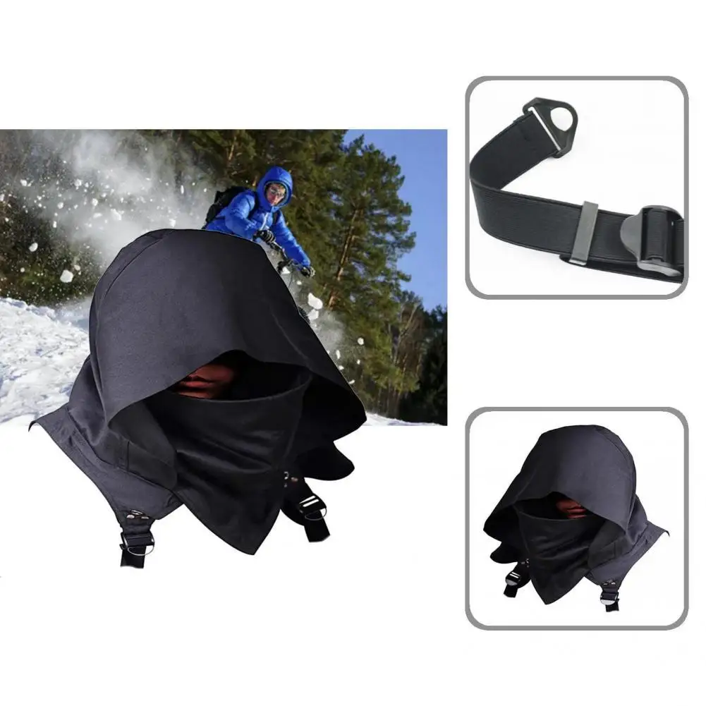 

Convenient Keep Warm Unisex Cycling Face Cover Adjustable Buckle Riding Headgear for Daily Wear Headgear Neck Gaiter