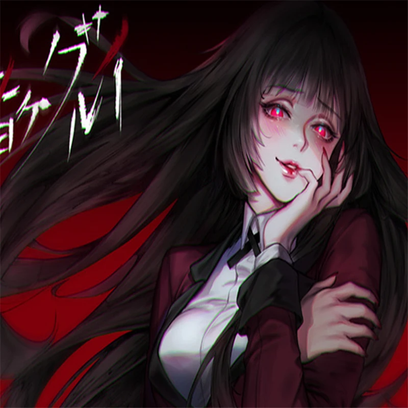New anime kakegurui cartoon student Jabami Yumeko cosplay costumes jacket skirt gift socks girl uniform full Halloween costume |