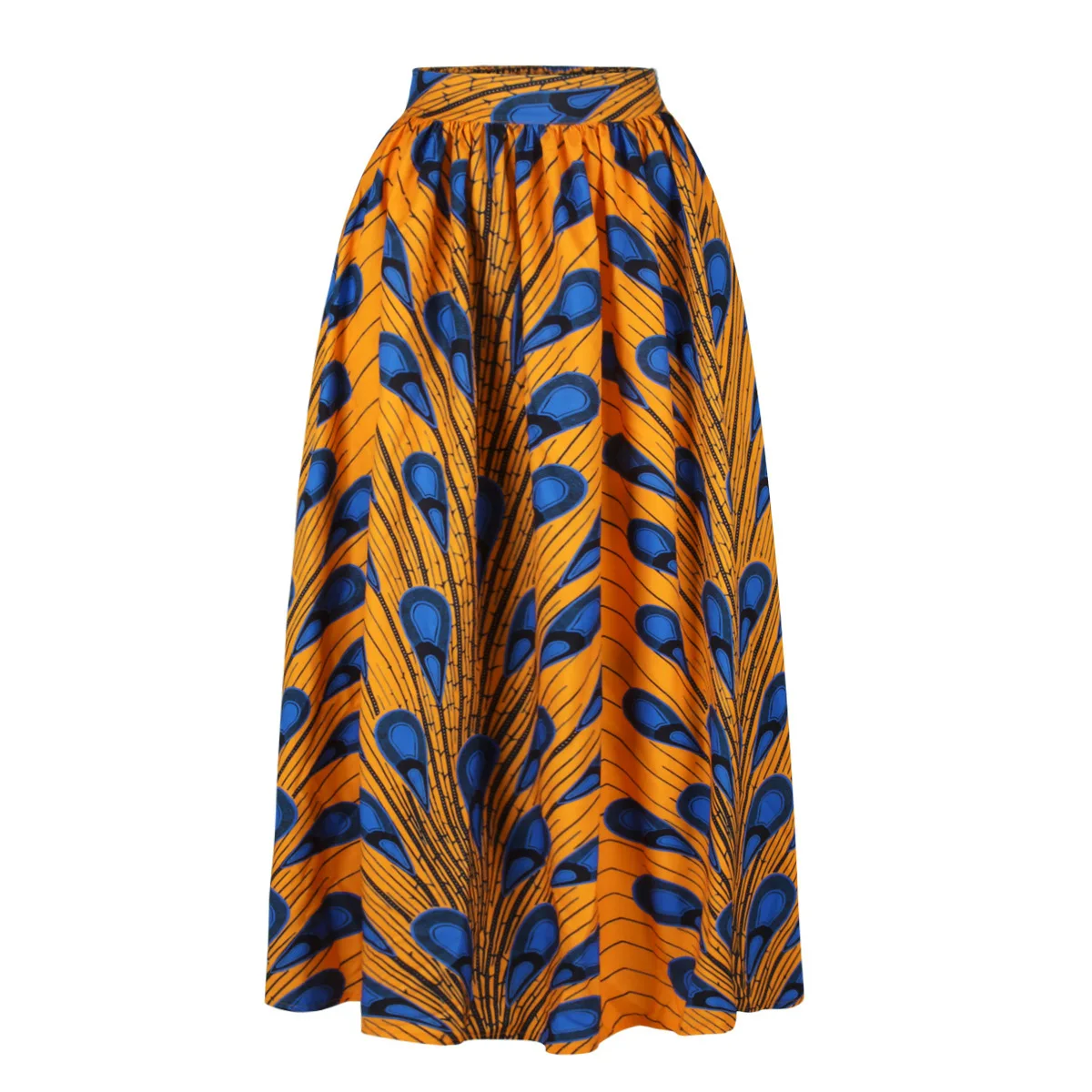 

2020 Spring African Clothes for Women Fashion Dashiki Long Skirts Ankara Dresses South Africa Print Bzin Fabric Kanga Clothing