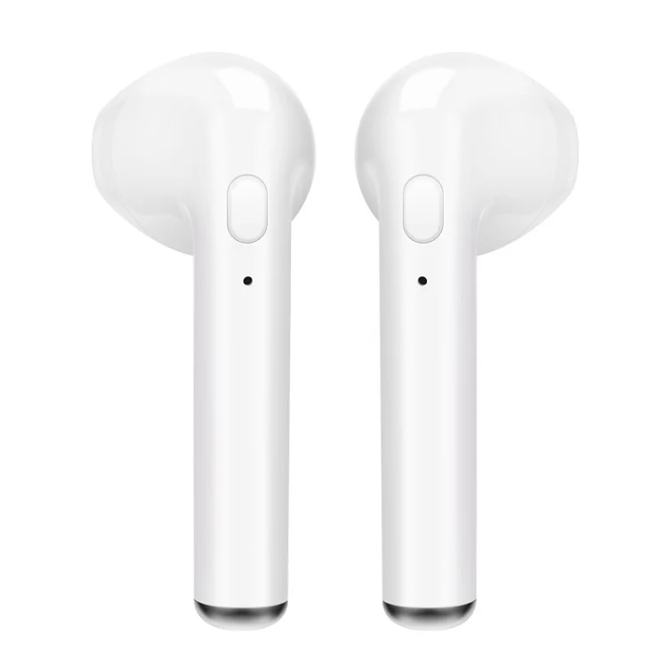 Binaural White Bluetooth наушники с микрофоном зарядки стручки i7s наушники-вкладыши tws с воздушный Беспроводной Наушники гарнитуры наушники стерео наушники-вкладыши Наушники для ios Android телефон громкой связи - Цвет: Binaural White