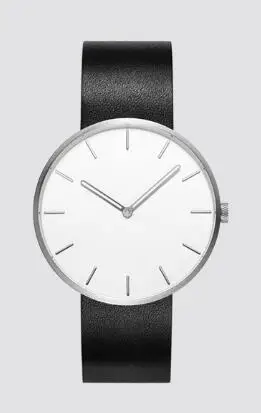 Оригинальные Xiaomi TwentySeventeen светящиеся водонепроницаемые Модные кварцевые часы Элегантные 316L стальные лучшие часы брендов для мужчин и женщин - Цвет: Belt Black