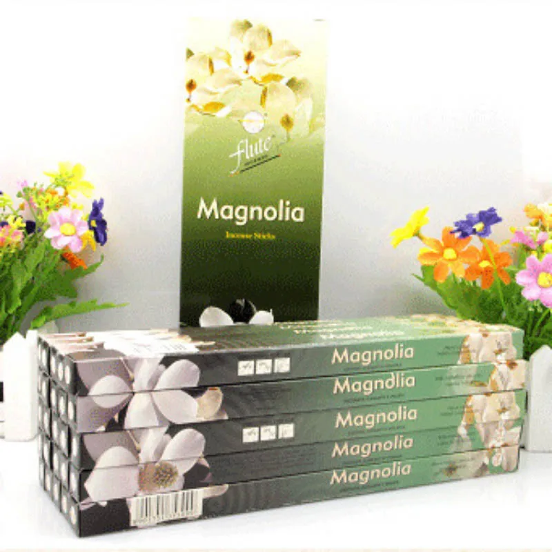 Magnolia Флейта 200 палочки/коробка мульти-стиль индийский Ладан палочки аромат палочки ручной работы Домашний Аромат Frank благовония шалфея палочки - Аромат: Magnolia