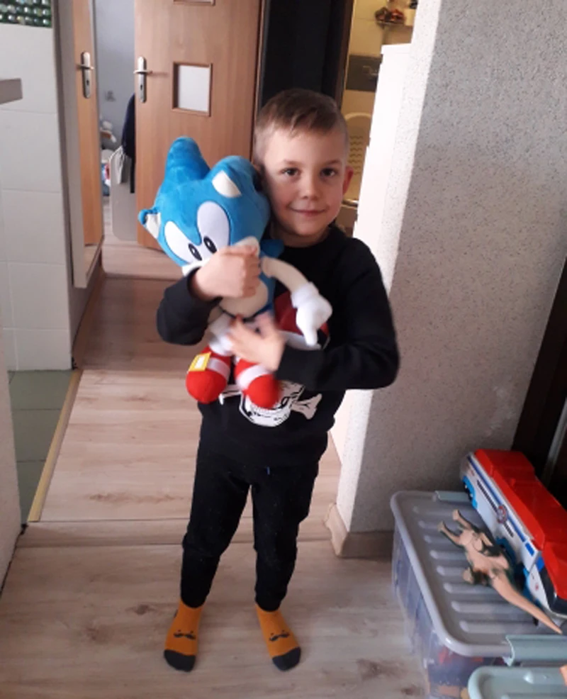 40cm Cute Blue Hedgehog Sonics Kawaii Anime Figure Plush Toys for Kids Doll Boy Girl Baby Birthday Gift | Игрушки и хобби
