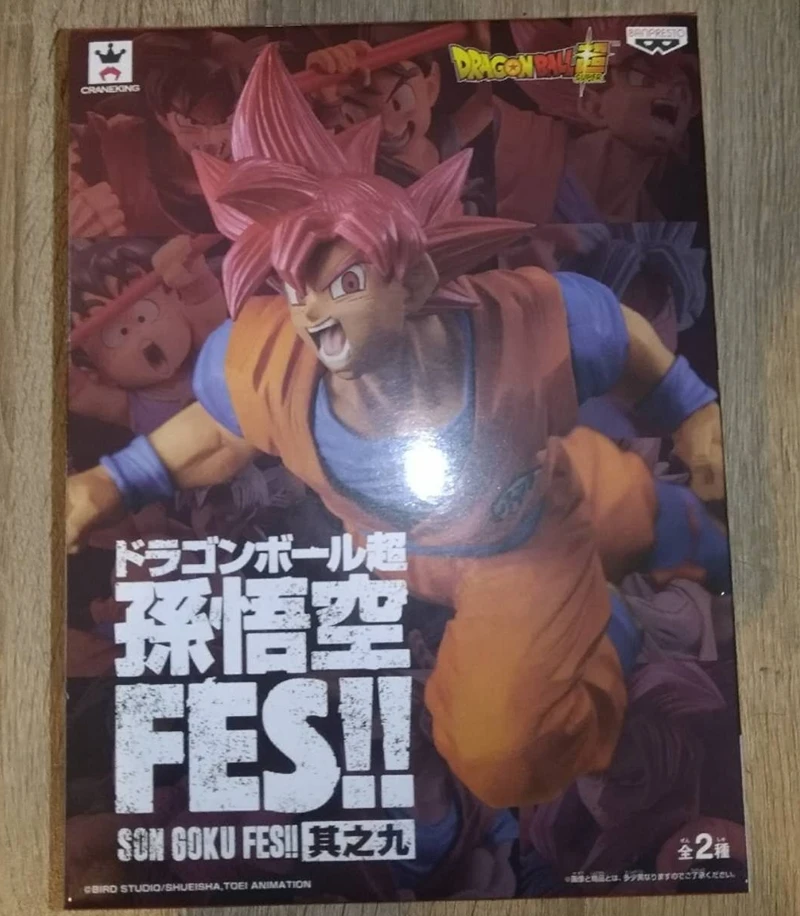 Оригинальный Драконий жемчуг Z DBZ FES9 боевой Бог красный Гоку малыш фигурка