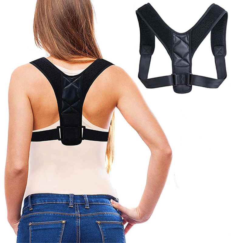 Фиксатор поддерживающий пояс регулируемый Корректор осанки позвоночника спины