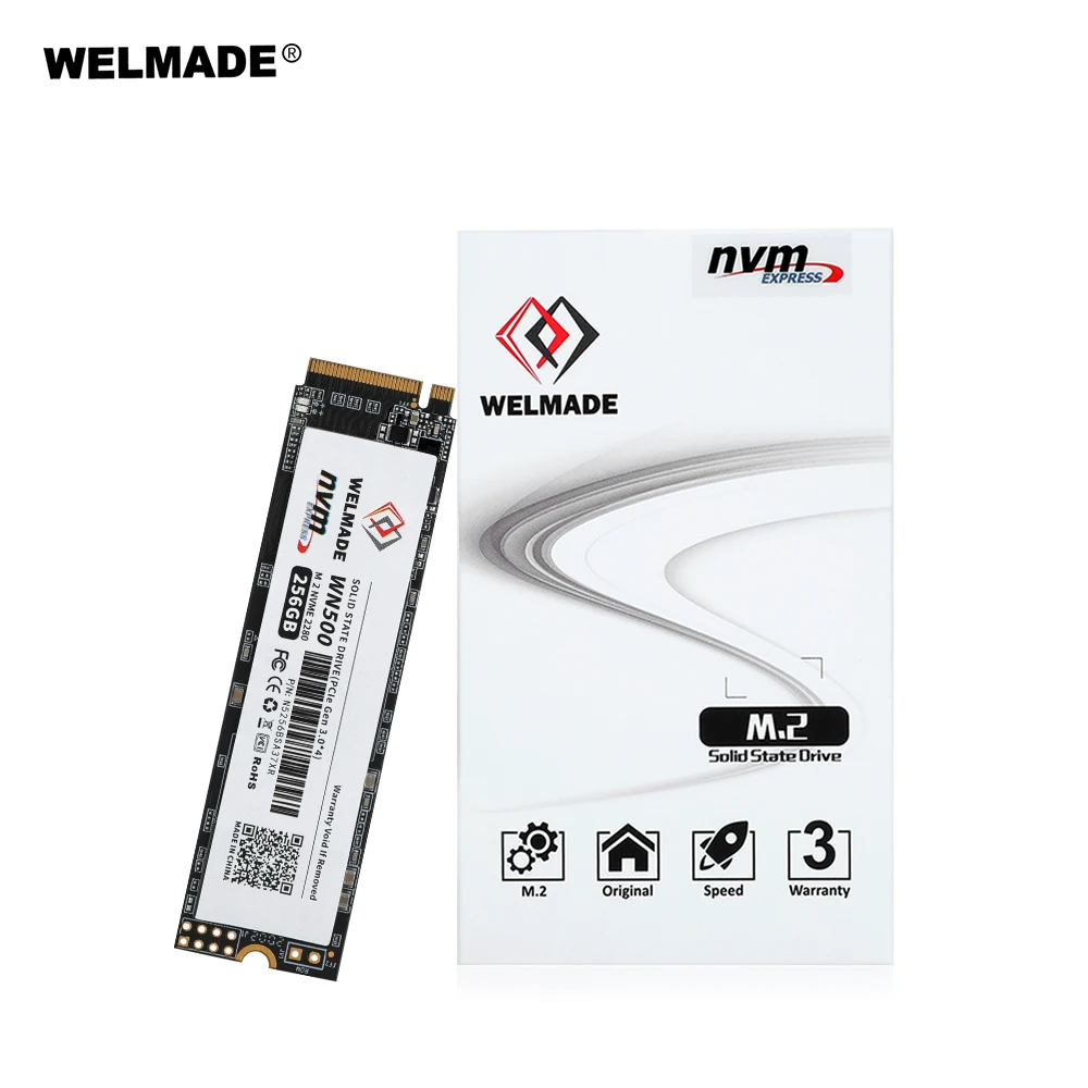 WELMADE SSD M2 NVME 128 ГБ 256 512 1 ТБ 2 PCIE жёсткий диск внутренний жесткий hdd для ноутбука