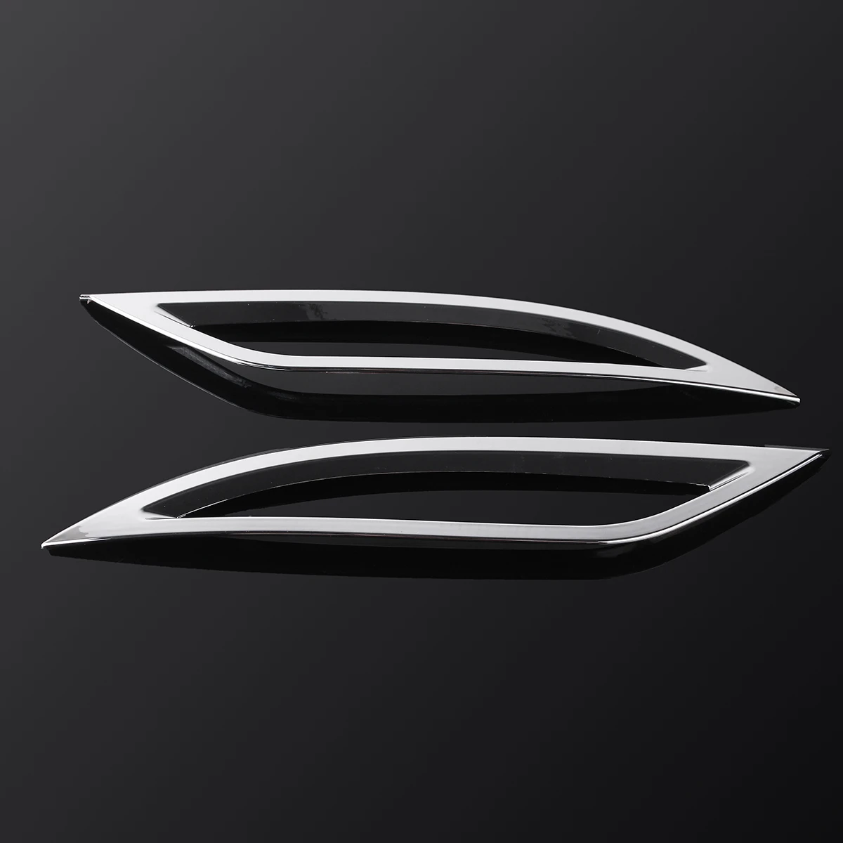 1 пара автомобильных аксессуаров для стайлинга хромированные Чехлы