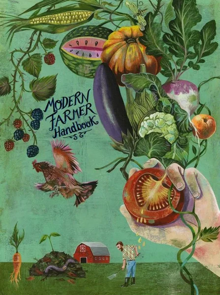 

Vintage Modern Farmer Handbook Vegetables Seeds Metal Tin Sign 8x12 Inch Retro Farm Flower Market Garden