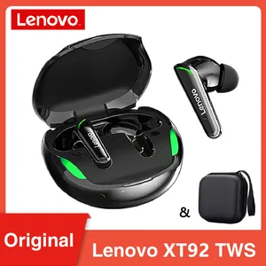 New Lenovo XT92 TWS Gaming Earphones BT5.1 Noise Cancelling Low Latency Touch Control Headset Wireless Sport Earbuds With Mic New Lenovo XT92 TWS Gaming Earphones BT5.1 Noise Cancelling Low Latency Touch Control Headset Wireless Sport Earbuds With Mic