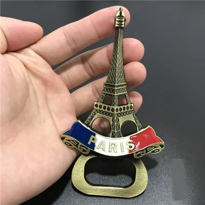 3D металлическая открывалка для бутылок, холодильник Сан-Франсиско, Париж, британский Лондон, Катар, Рим, Италия, швейцарские наклейки, сувенир, аксессуары для дома - Цвет: see  chart