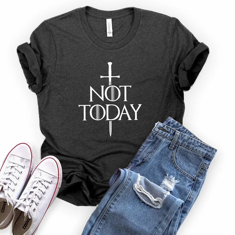 Женская Винтажная футболка с рисунком Not Today размеры 90s | одежда