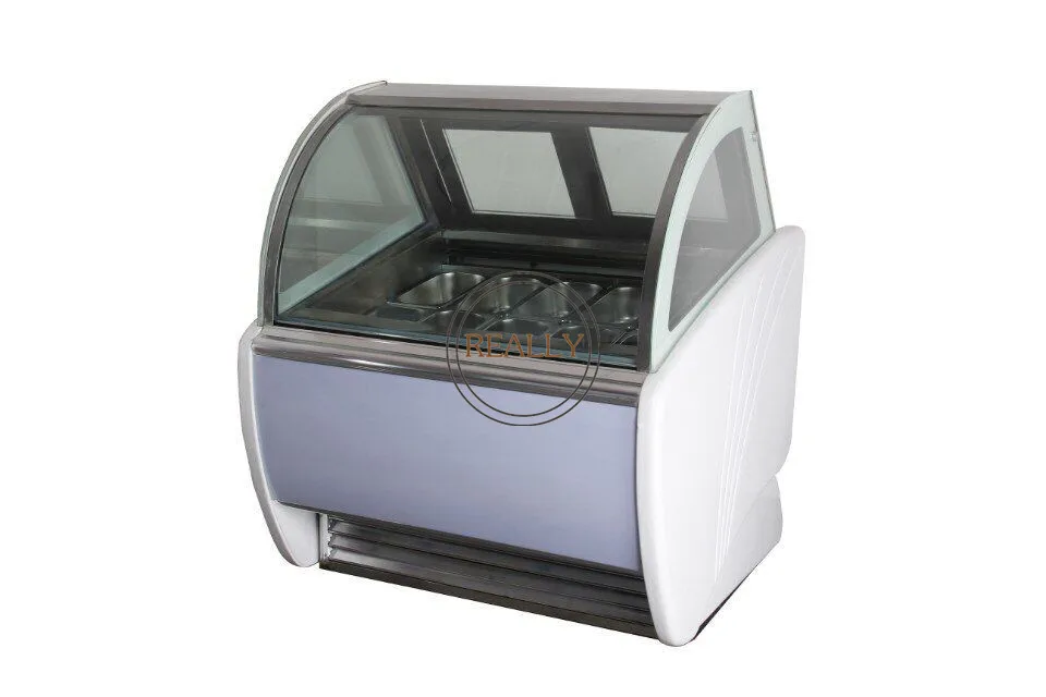 Производительские цены торговая витрина для кондитерских изделий с системой охлаждения и индивидуальной настройкой для сохранения свежести и демонстрации мороженого.