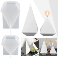 2022 new base ogan energy pyramid silicone mold decorative diy epoxy resin crystal crafts ornaments form for candles resin art