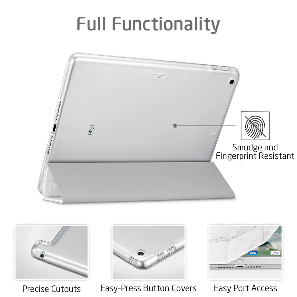 Чехол ESR для iPad mini 5 2019 мраморный тройной складной чехол жесткая задняя крышка