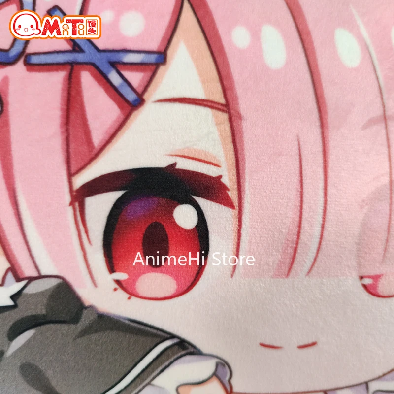 Re Life In A Different World From Zero Emilia Emiria Rem Ram figuras almohada Cosplay juguete suave mu&ntilde;eca de peluche 40cm para regalo-5