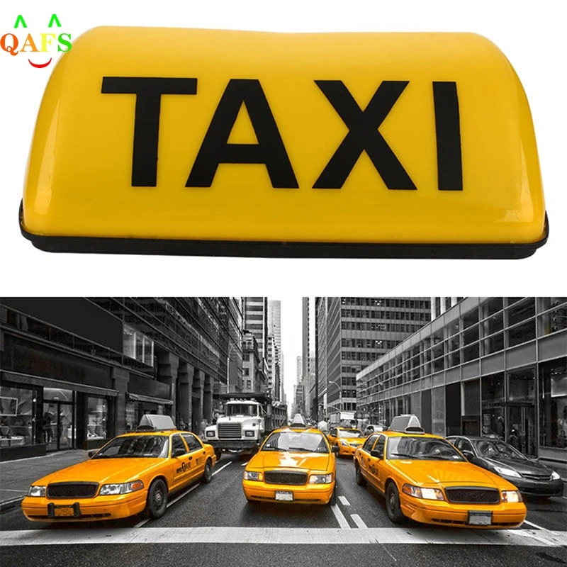

12V Taxi Cab Sign Roof Top Topper Car Magnetic Lamp LED Light Waterproof TAXI Roof Lamp Bright Top Board Roof Sign