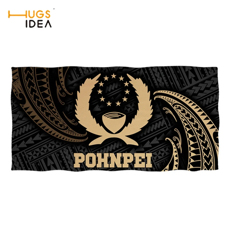 HUGSIDEA понпей полотенце для душа пляжное в полинезийском стиле рук сухих волос