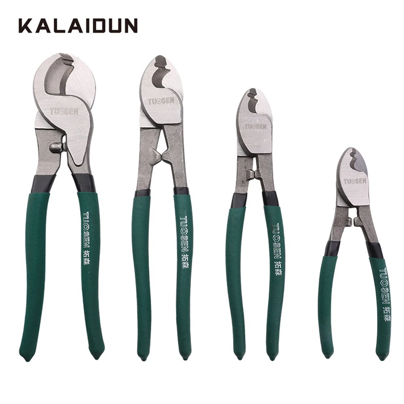 KALAIDUN резак кабеля плоскогубцы 6 8 10 дюймовый провод зачистки режущая машина сторона Мультитул Alicate для электрики ручной инструмент
