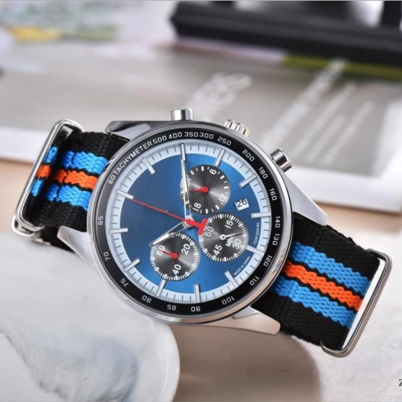 

2021 Explosion Models Hot Men's Table With Quartz Casual 6-Pin Second Running Watches Manufacturers Wholesale Can Be Customized