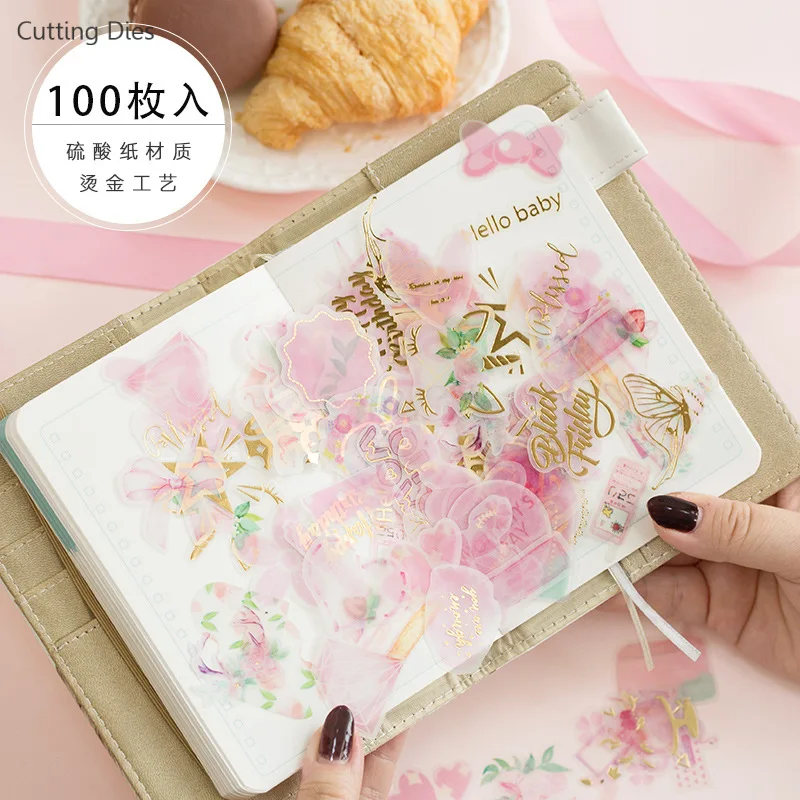 Новинка 100 шт/партия винтажная мультяшная дизайнерская веленевая писчая бумага