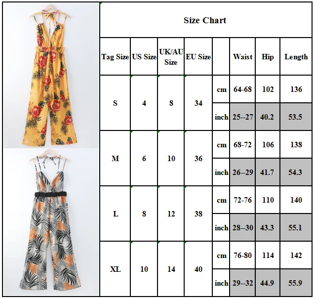 

Womens Sexy Sleeveless Boho Halter Jumpsuit Floral Print Summer Holiday Playsuit Wide Leg Rompers
