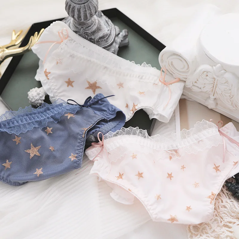 SP & CITY японское Золотое женское нижнее белье с рисунком звезд сексуальные