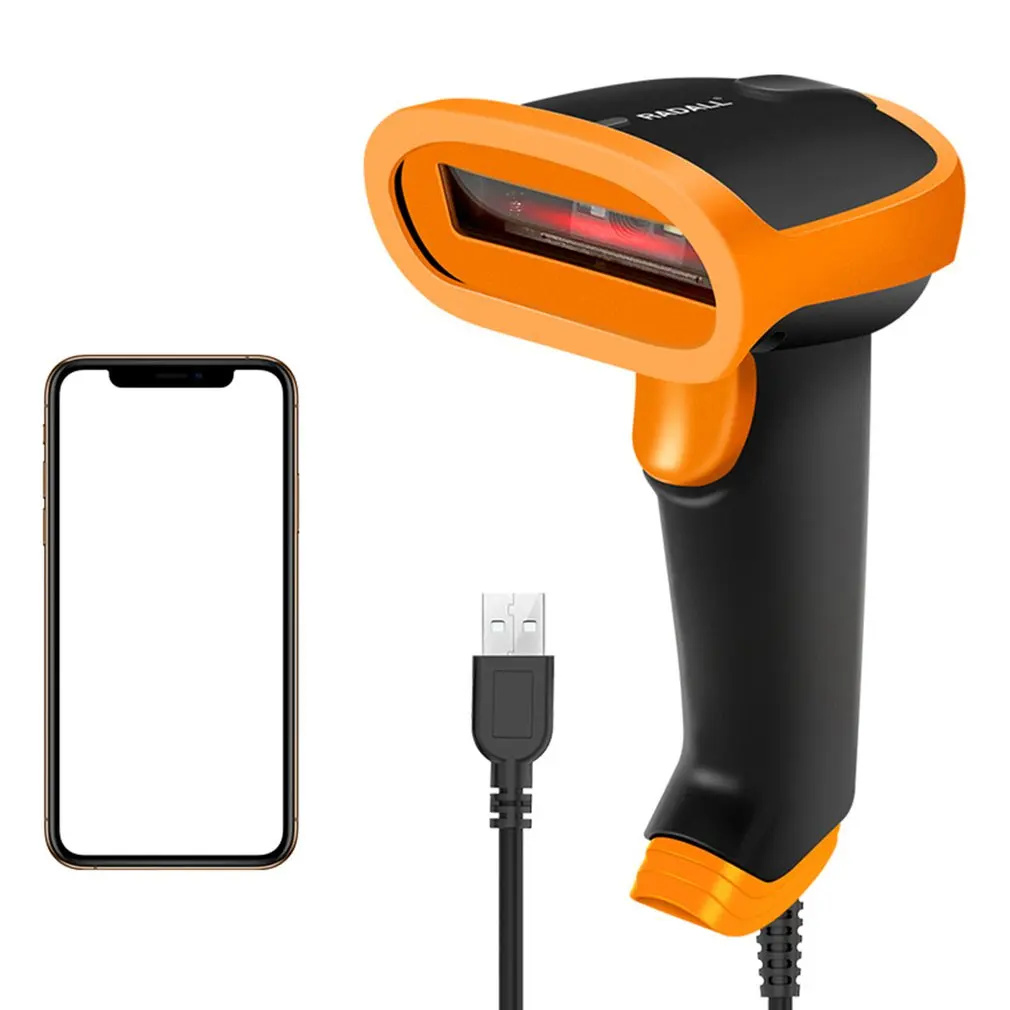 

Bluetooth-compatible 1D Barcode Reader And S8 QR PDF417 2.4G Wireless Handheld Barcode Scanner Support Mobile Phone Pad