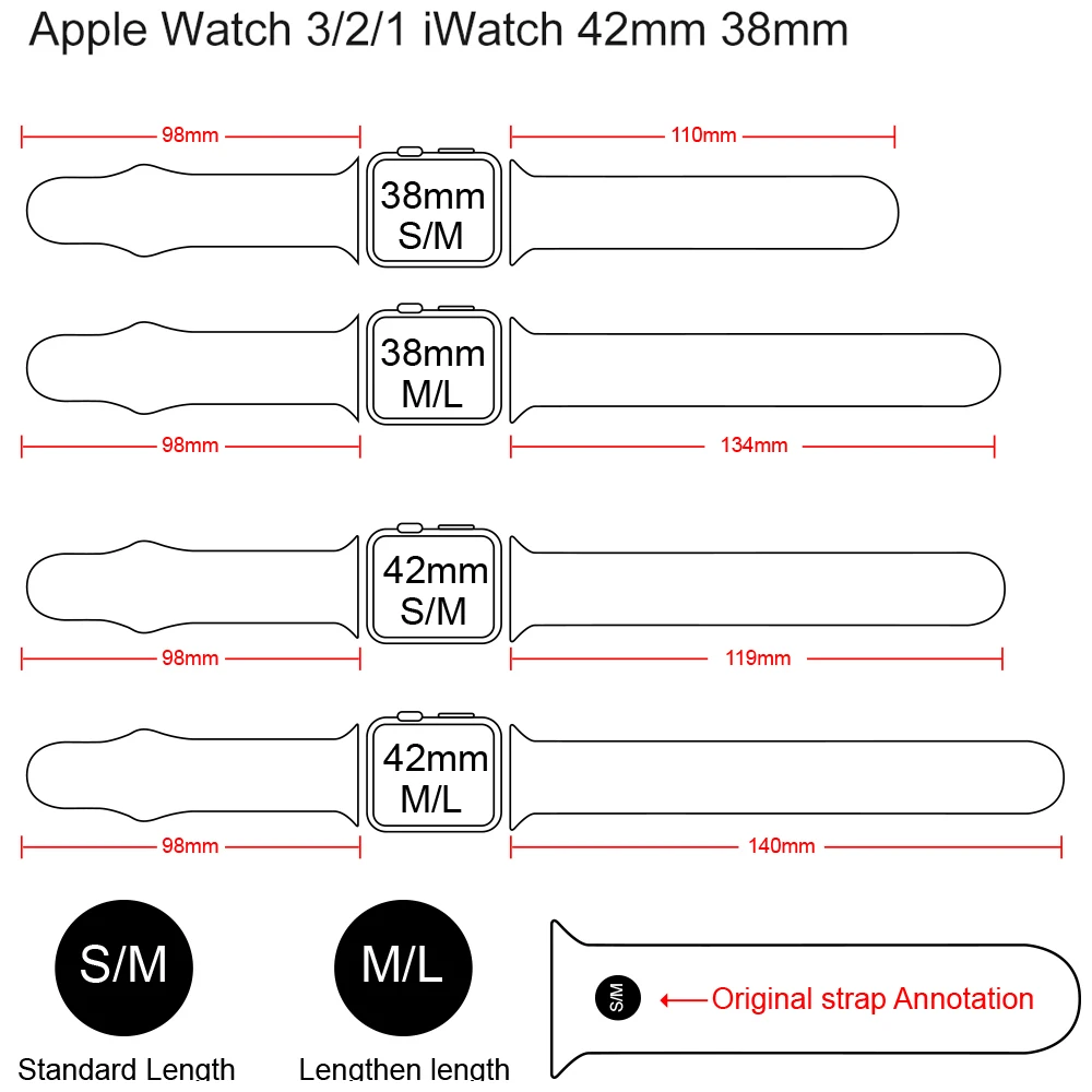 Для Apple Watch Band мягкий силиконовый сменный Браслет серии 5 4 ремешок для часов 44 мм 40