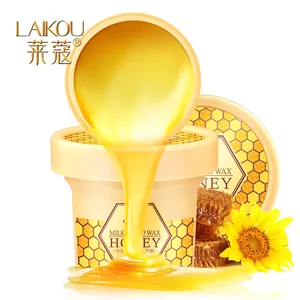 Laikou Фабрика оптовая продажа молока медовый воск для рук 120 г увлажняющая кожа отшелушивающий для рук Touch пленка для рук увлажняющее отбеливание