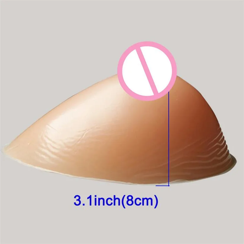 1000g Artificial Silicone Breast Forms Soft Fake Boobs False Breast for Crossdresser Transvestite Drag Queen Implant Enhancer S4