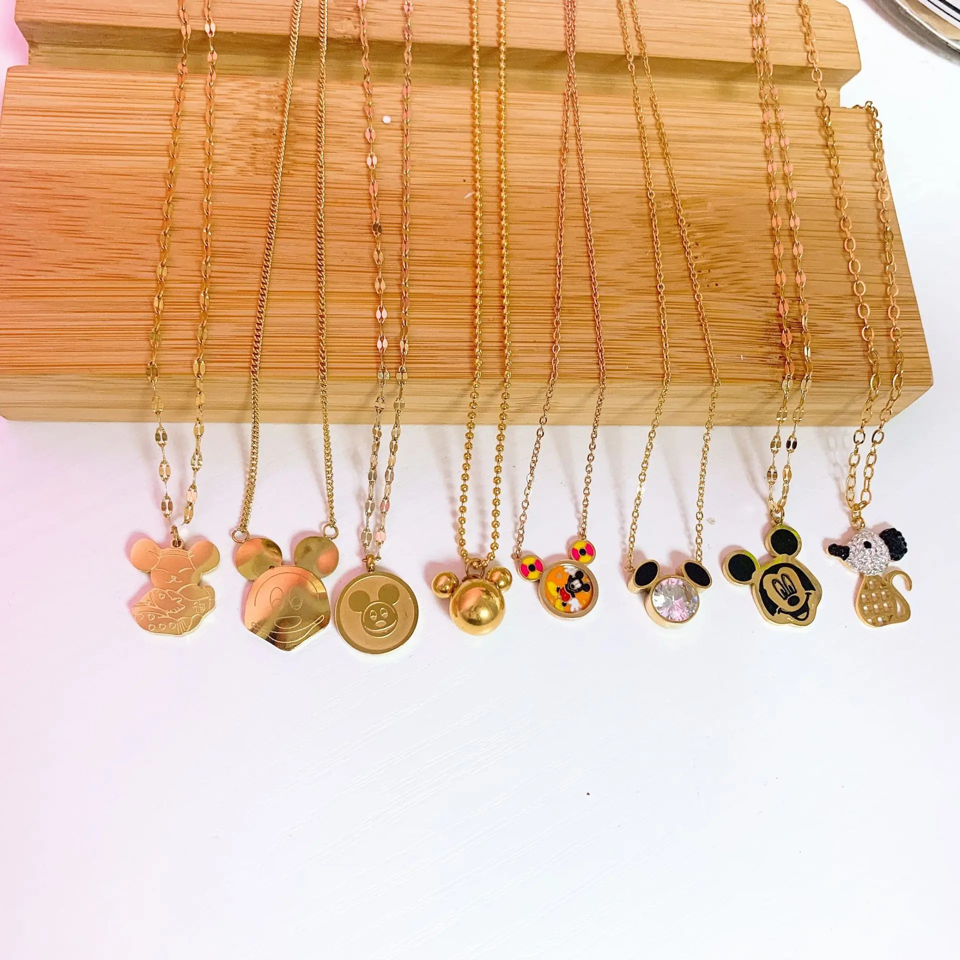 Аксессуары для куклы из мультфильма Disney голова Микки Мауса титановая сталь K