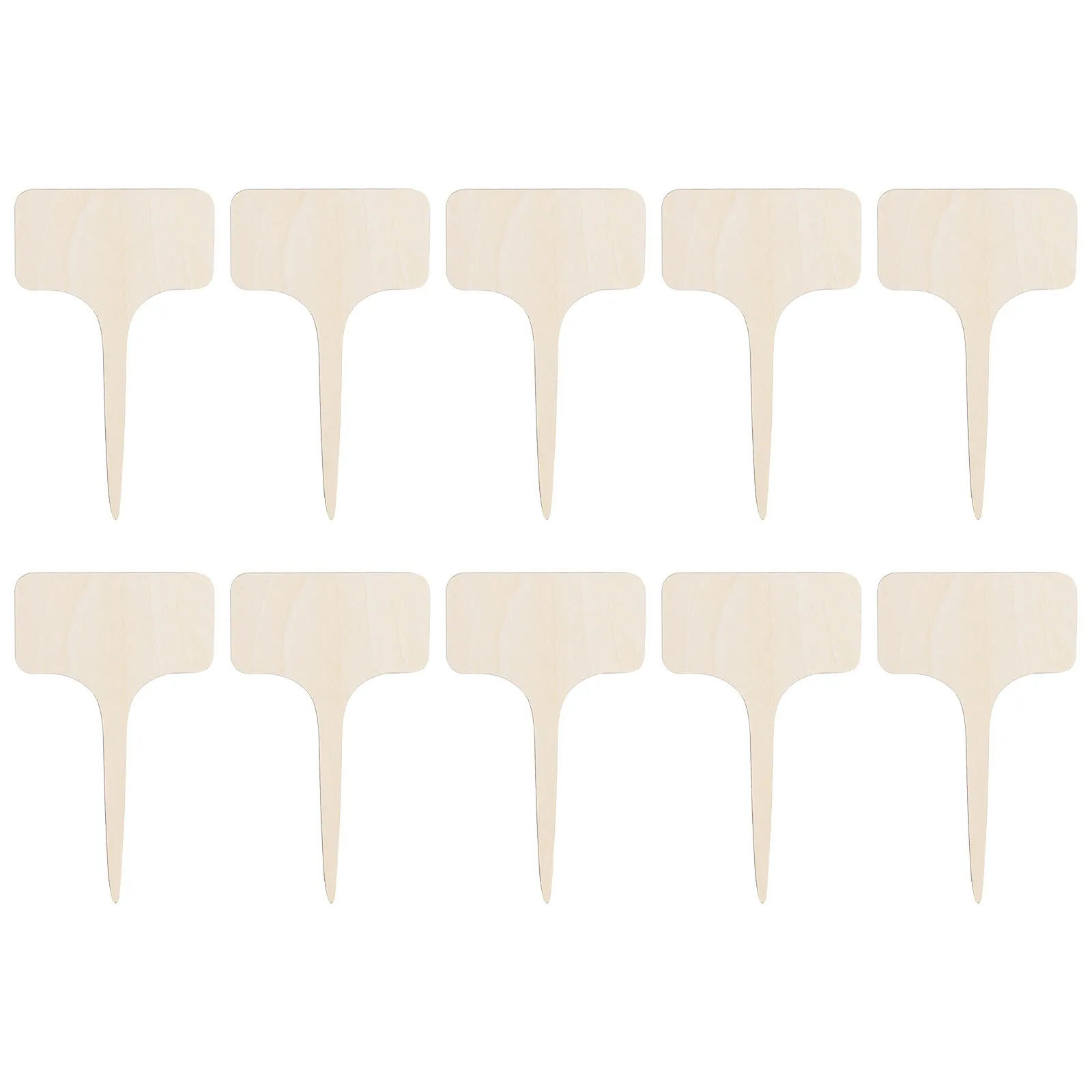 Деревянный Творческий садоводческий ярлыки для растений можете написать