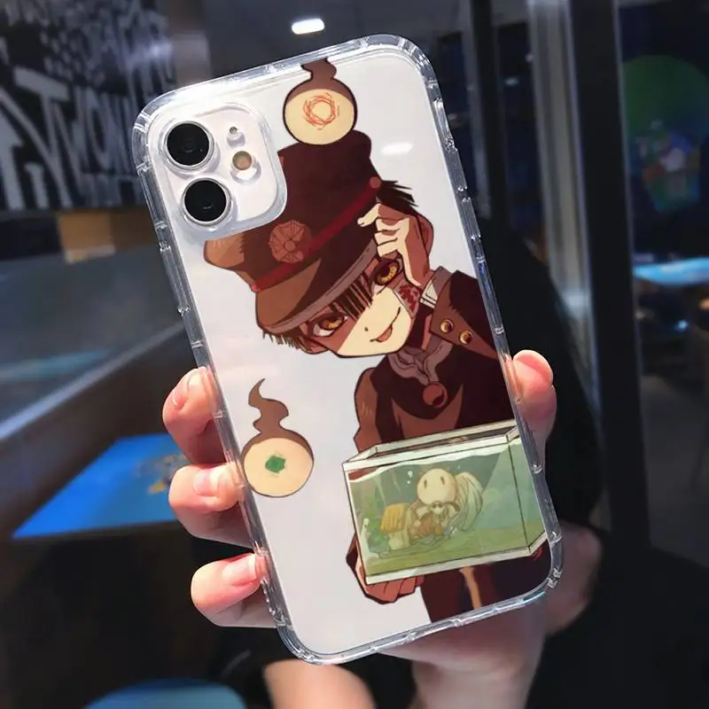 

Anime Toilet Bound Hanako Kun Phone Case Transparent soft For iphone 5 5s 5c se 6 6s 7 8 11 12 plus mini x xs xr pro max