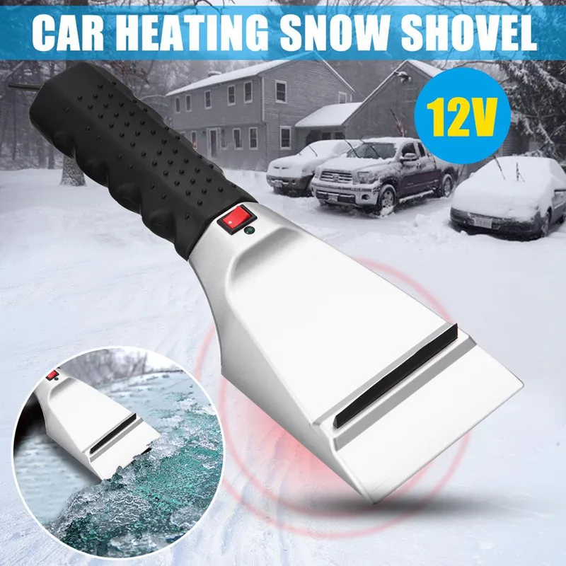 Автомобильный скребок для льда электрический снег размораживание подогрев