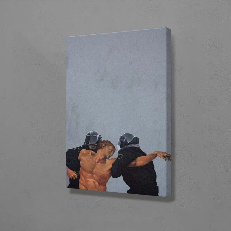 Картина на холсте с изображением картины Адама настенное искусство Классическая