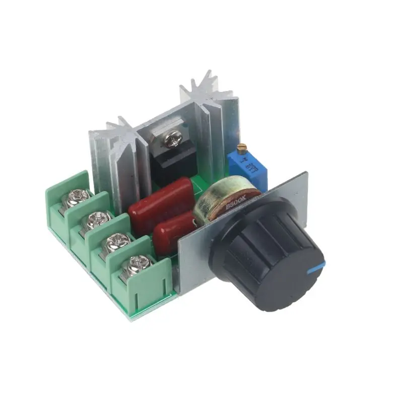 Регулятор скорости двигателя переменного тока 2000 Вт 50-220 В 25 А регулируемый