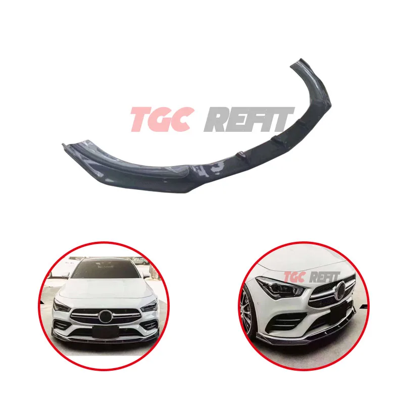 

For benz W118 W177 FD Style Car Bumper Chin Guard Carbon Fiber Front Lip Spoiler Front Bumper Lip Chin Spoiler Car Accessorise