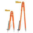 Плотничные точные карандаши с компасом, регулируемые перегородки большого диаметра, маркировочный и насекомый Компас для деревообработки